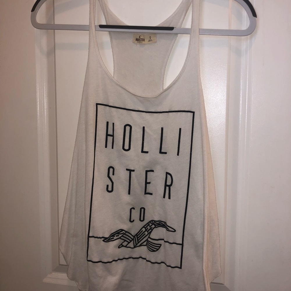 Hollister White Tank Top